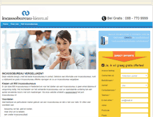 Tablet Screenshot of incassobureau-kiezen.nl